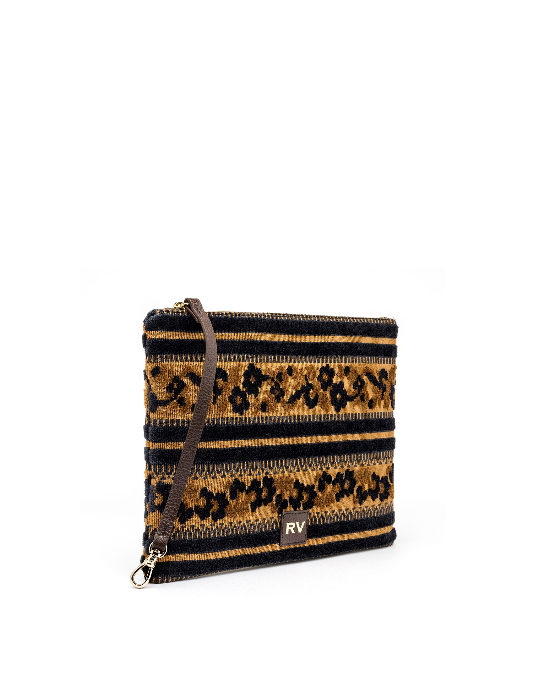 Bolso clutch tejido jacquard Uve