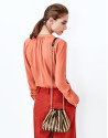 Bolso bouquet piel camel Saint Germain