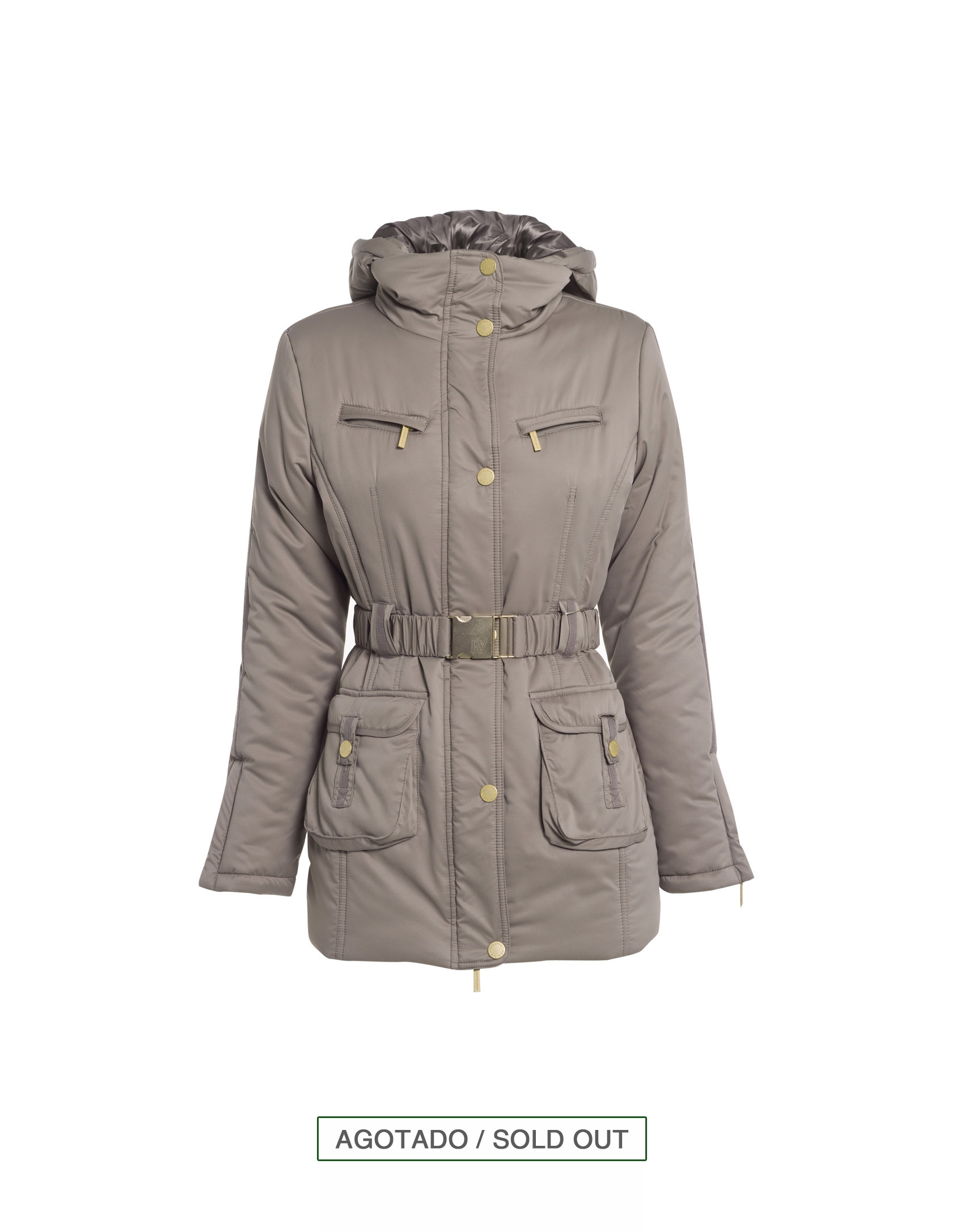 Trench doble cuello beige