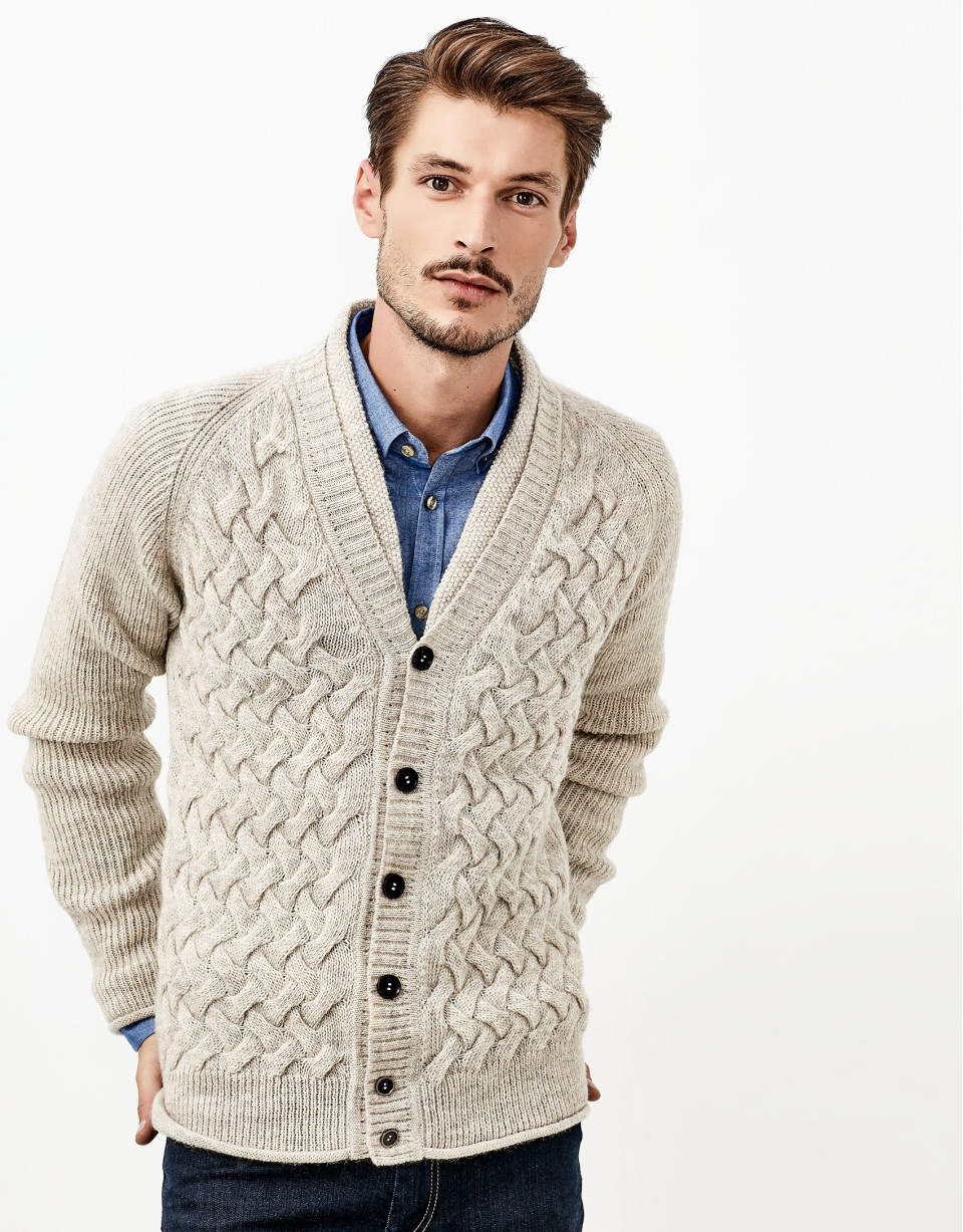 Chaqueta alpaca marrón