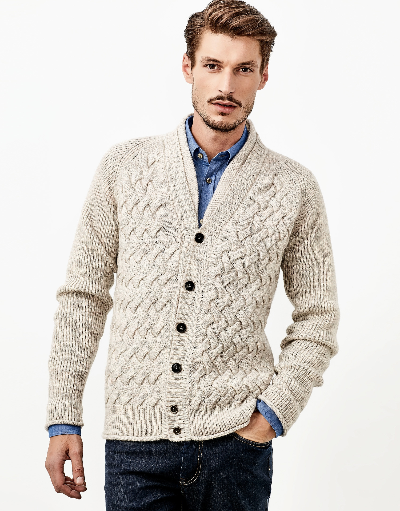 Brown alpaca jacket
