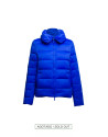 Blue short parka