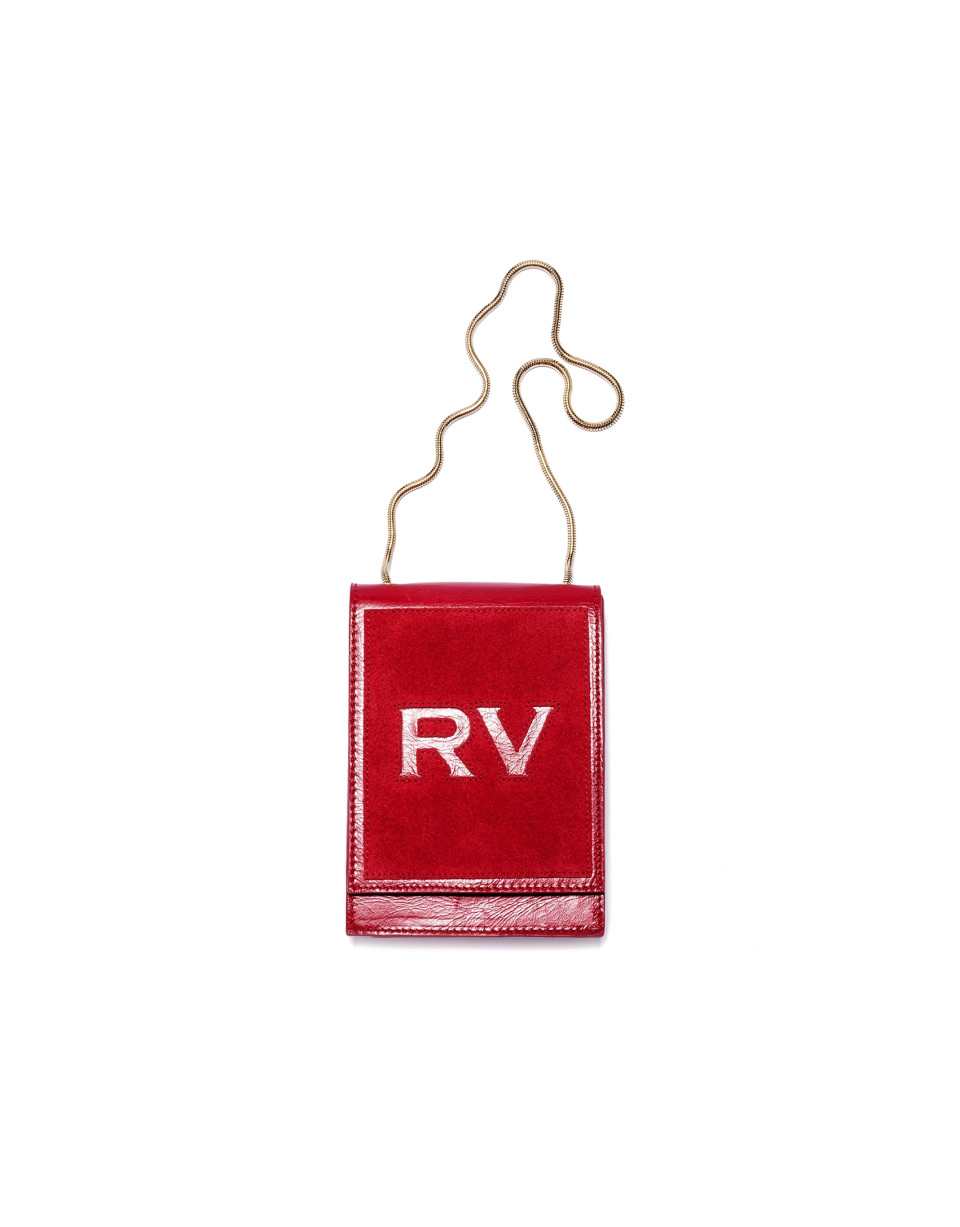 Red leather Eme mini shoulder bag