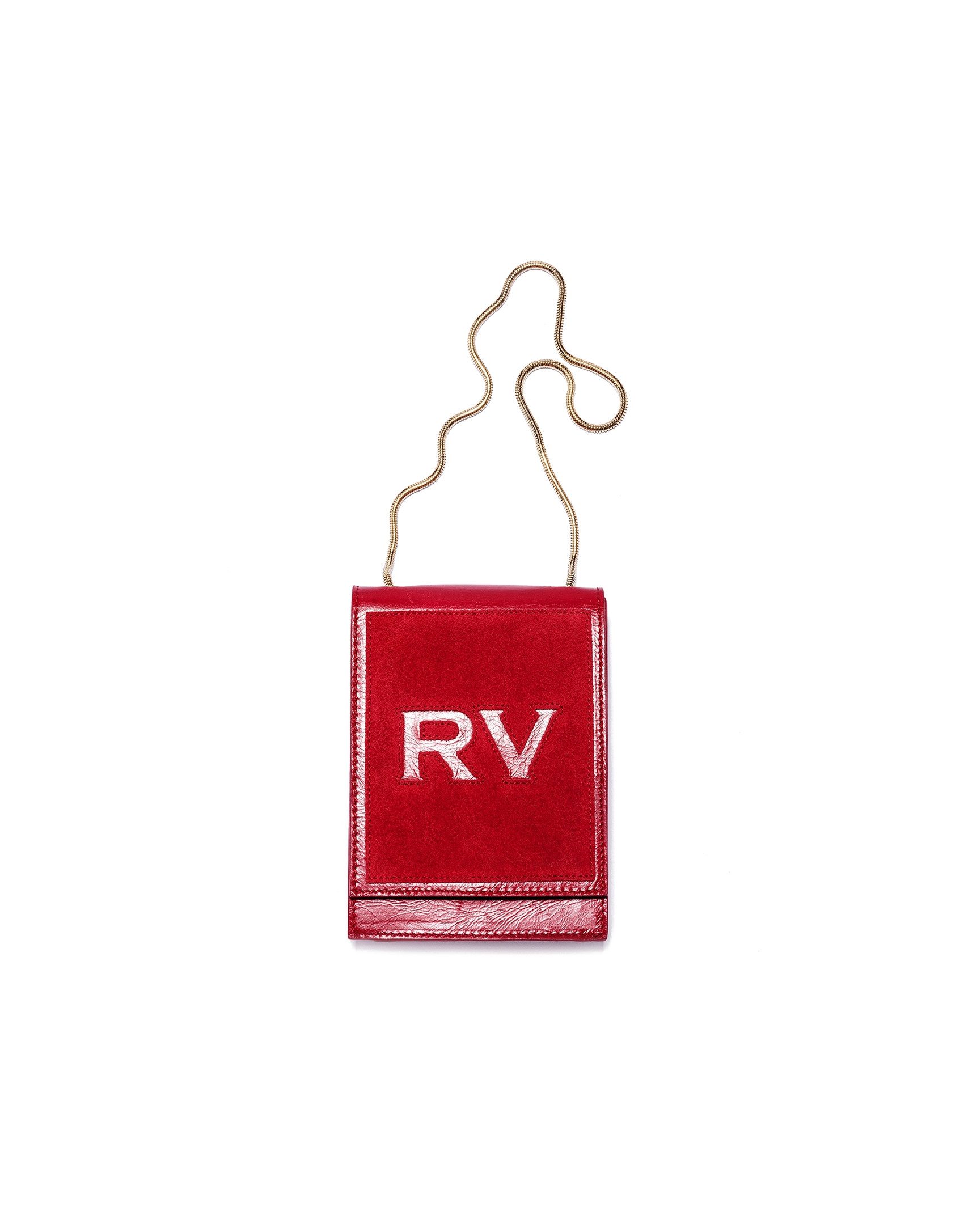 Bolso mini shoulder piel roja Eme