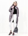 Bolso bouquet piel gris Uve