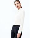 Blusa jaretas blanco roto
