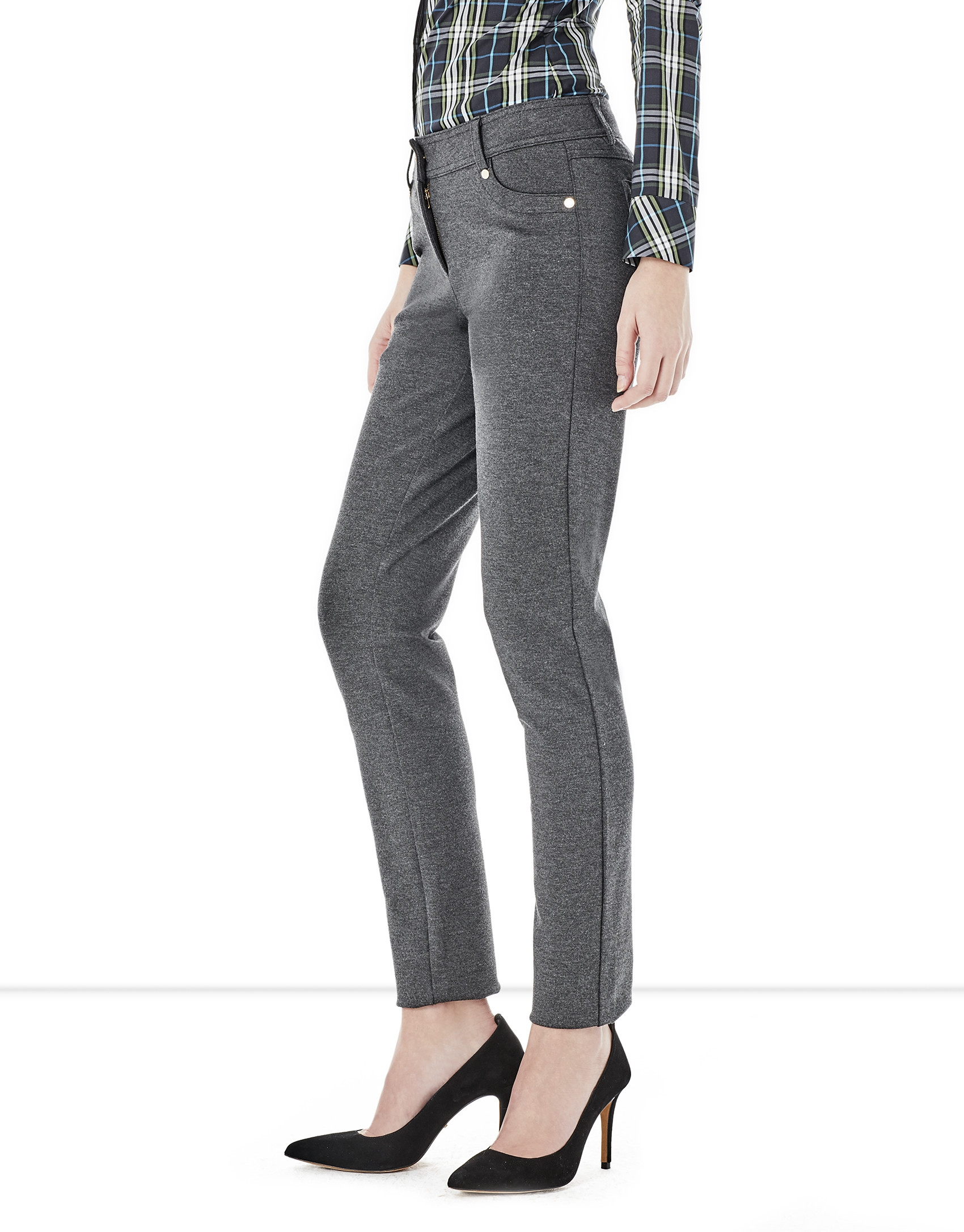 Grey pants with 5 pockets