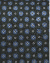 Blue floral tie