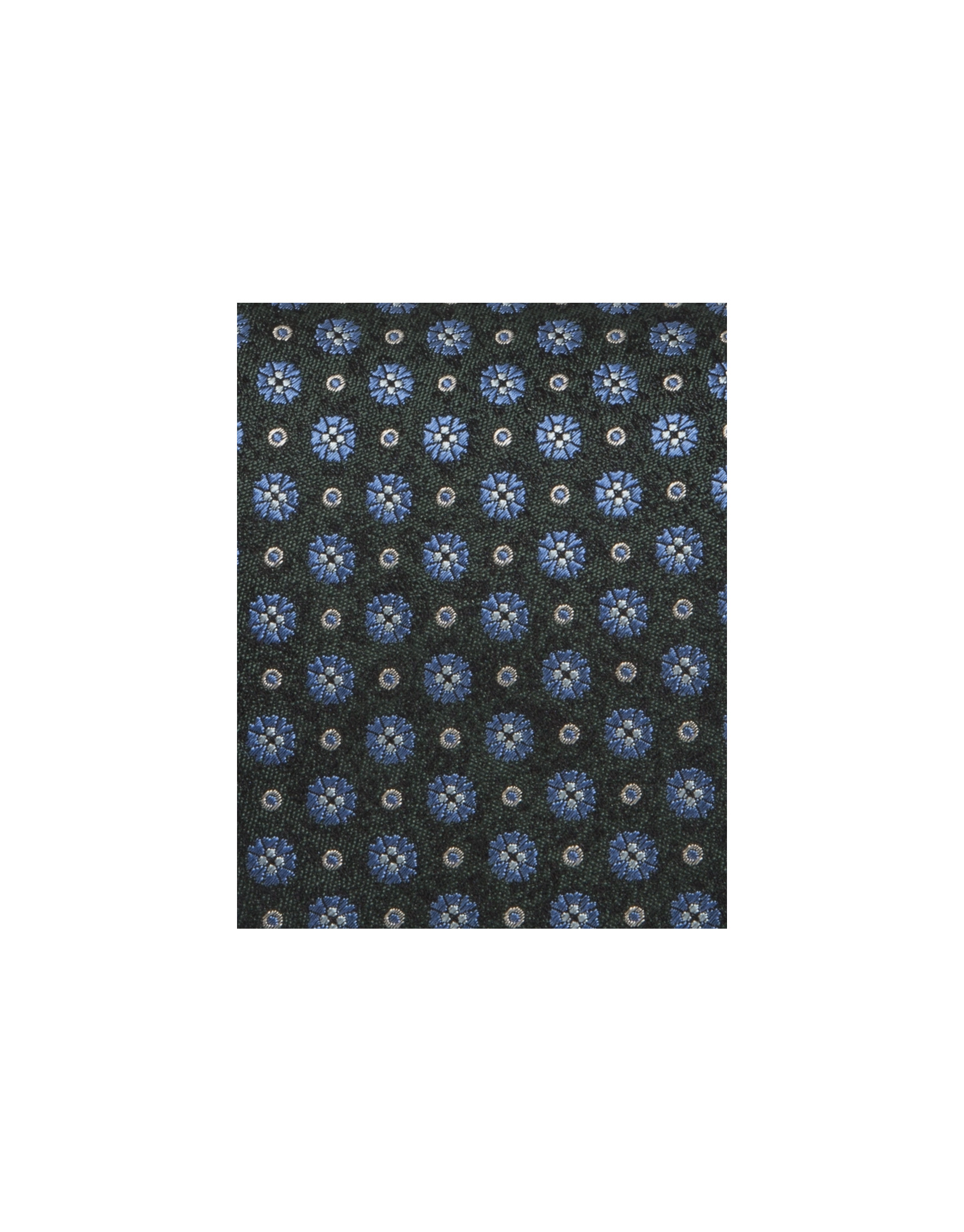 Blue floral tie