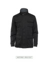 Black casual parka
