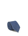 Blue polka dot tie