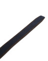 Navy split leather belt