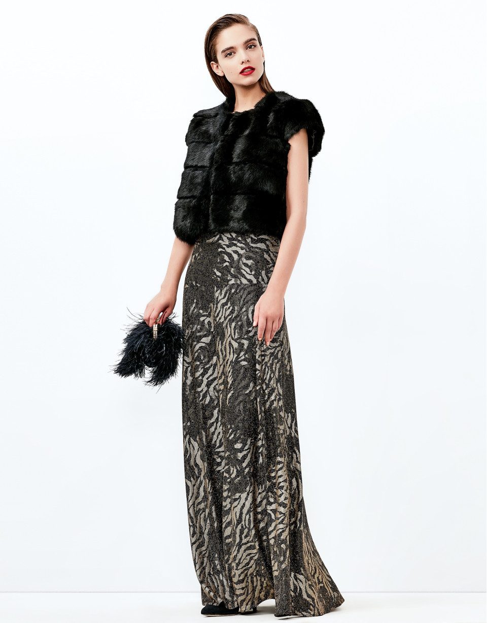 Black short sleeve bolero jacket