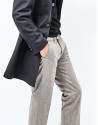 Pantalón franela marrón