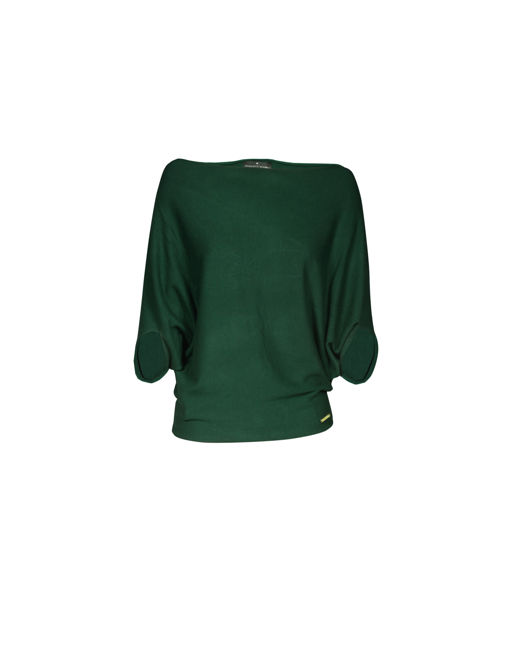 Jersey cuello barco verde