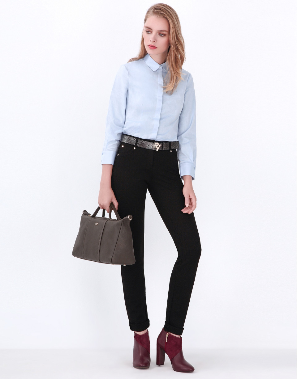 Black pants with 5 pockets