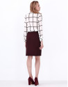 Blusa cuadros lazada