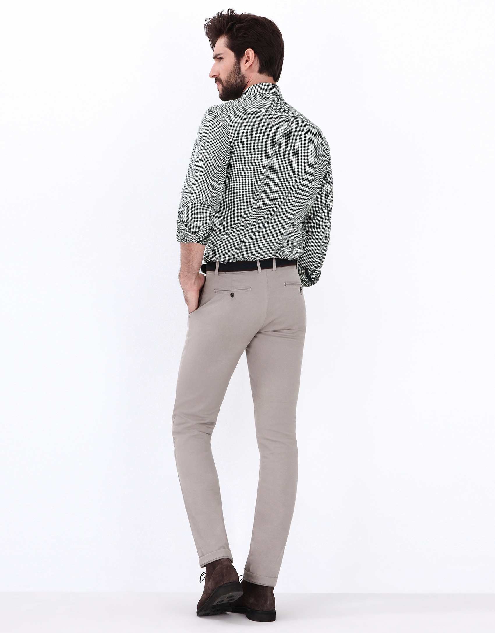 Gray chinos