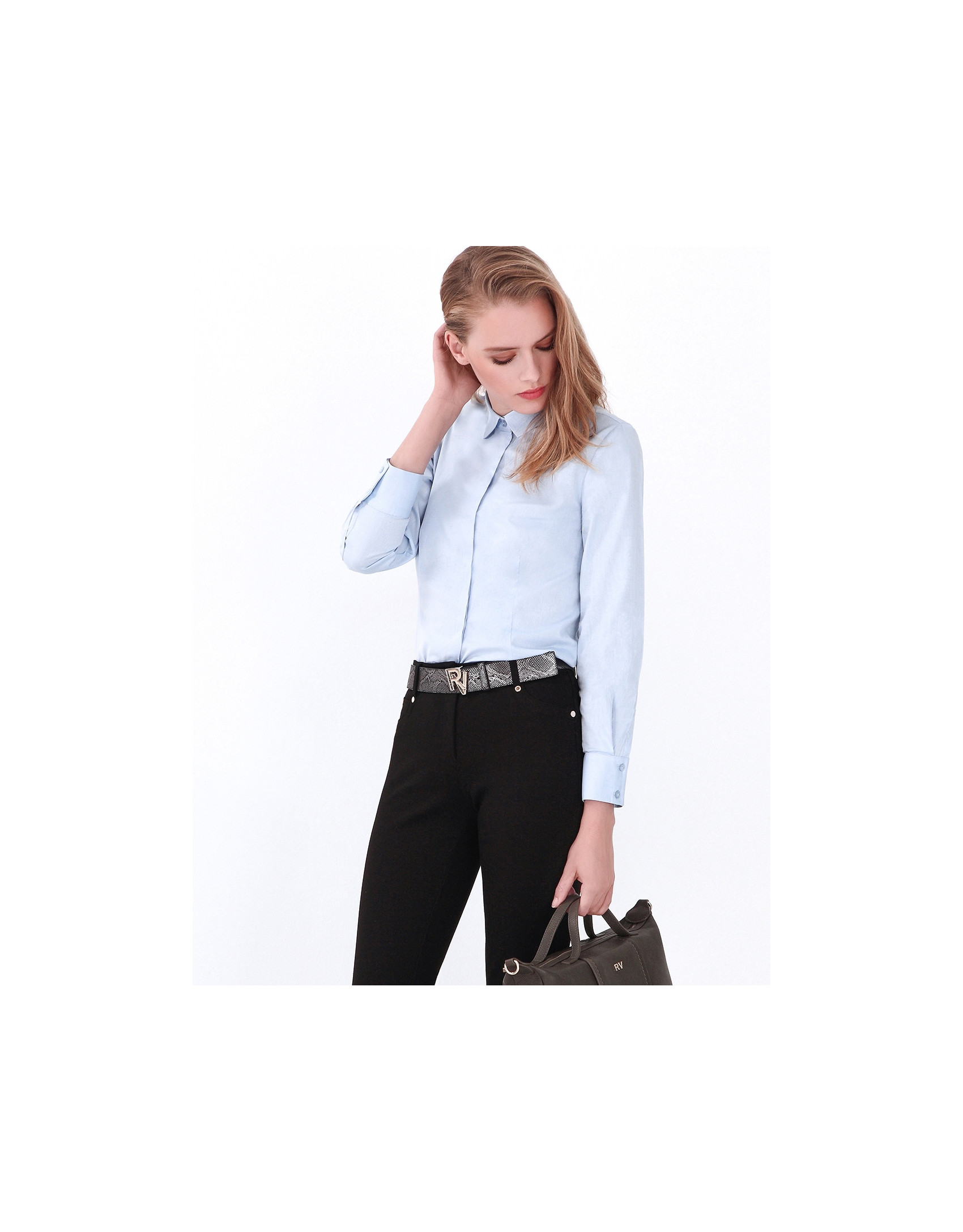 Blue long sleeve shirt
