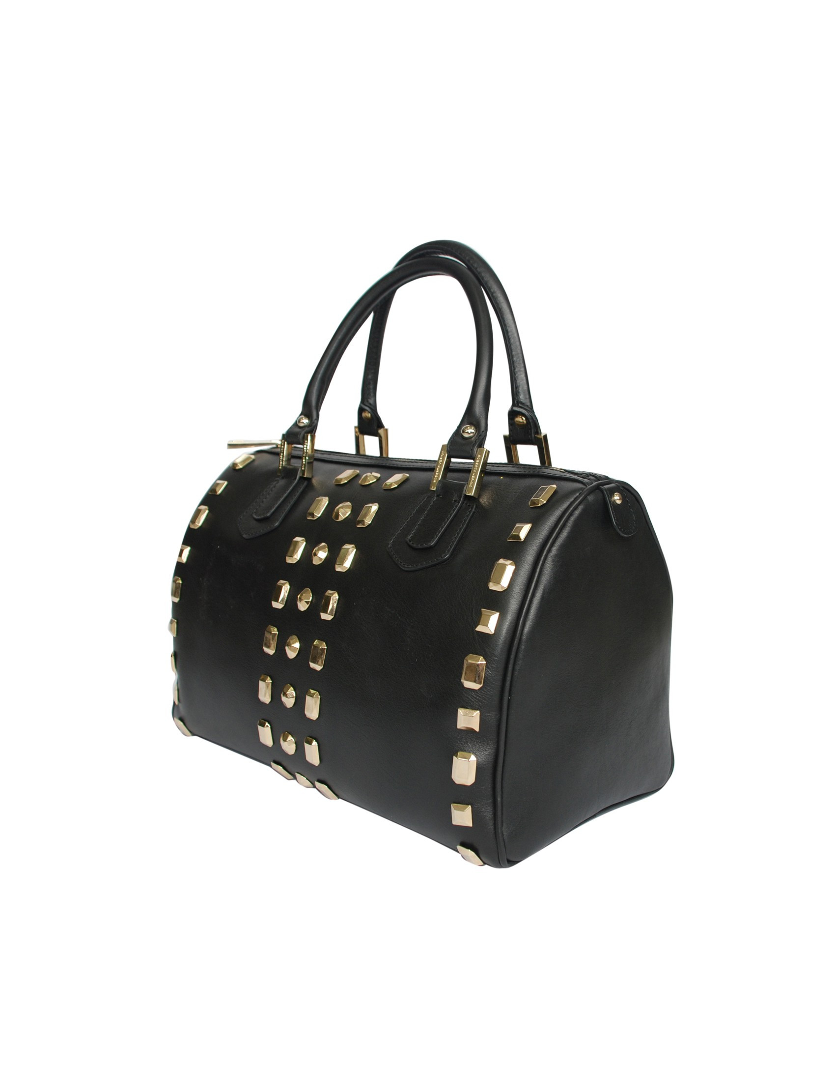 Bowling bag gold studs