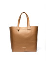 Tan leather Uve shopping bag