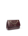 Bolso shoulder piel burdeos Ghauri