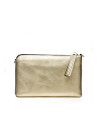Black/gold Saffiano leather Lisa Clutch 