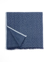 Blue dotted scarf