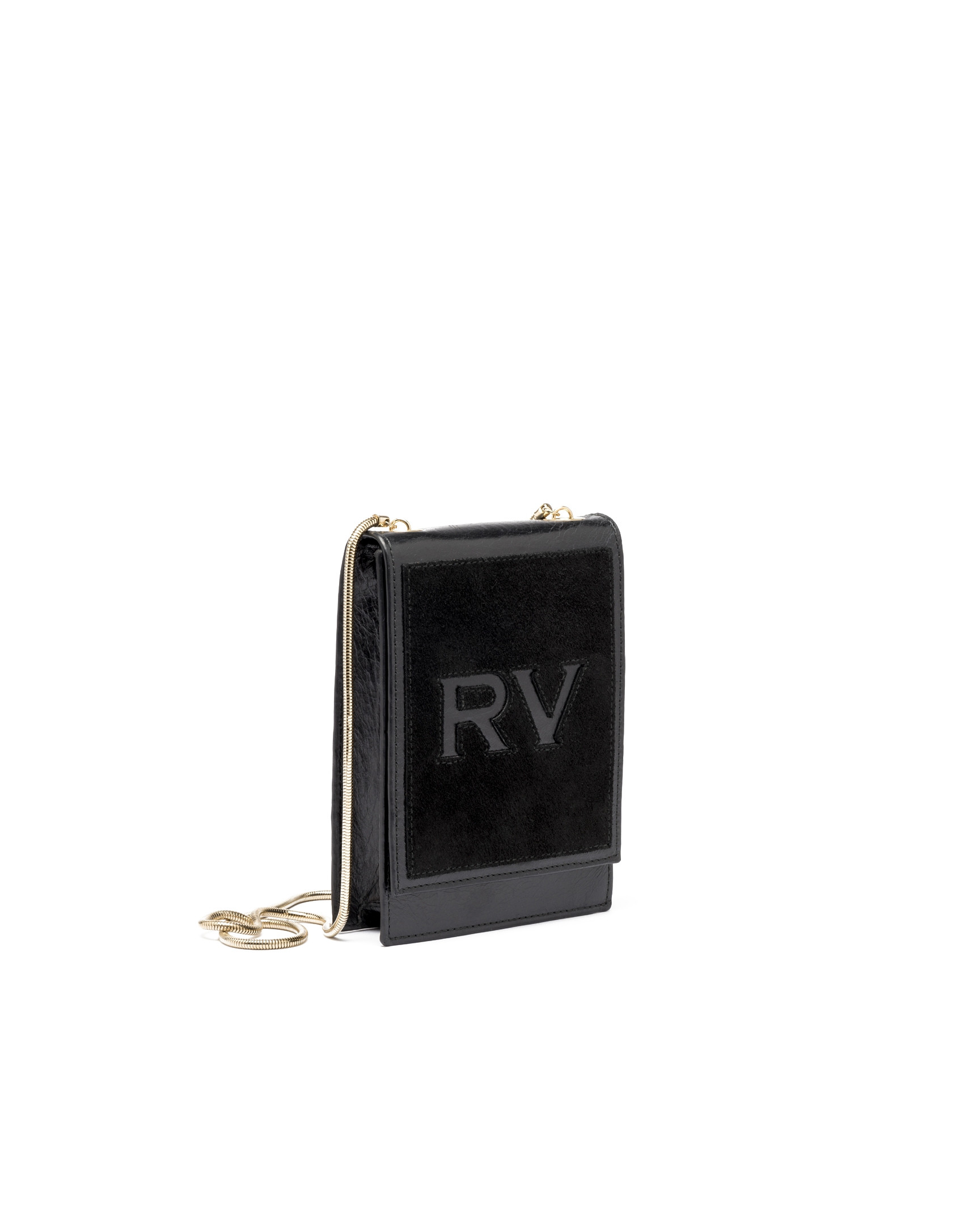 Black leather Eme mini shoulder bag