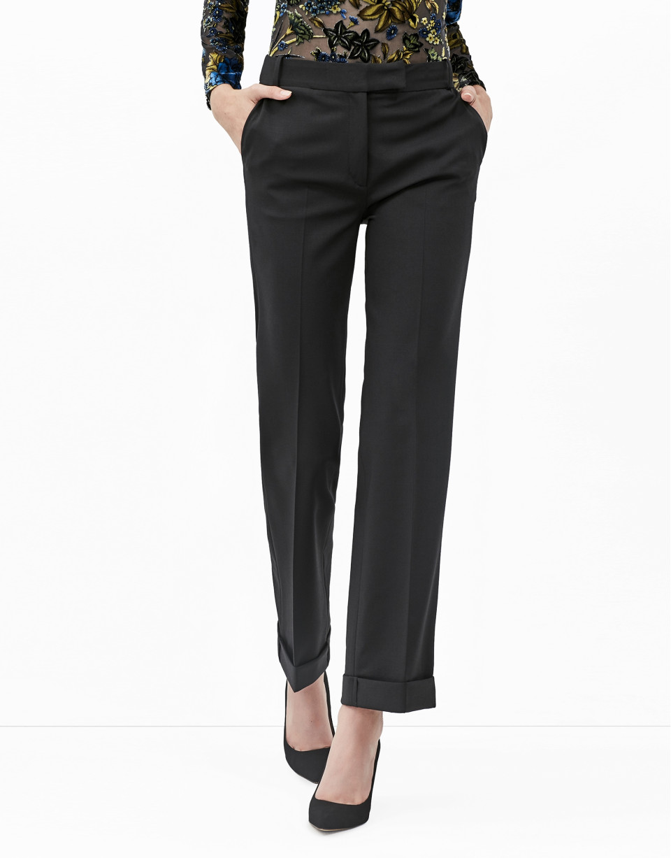 Black tuxedo pants
