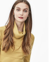 Light green turtle neck sweater