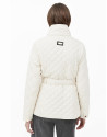 Off white quilted windbreaker