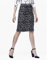 Print pencil skirt