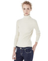 Jersey canalé beige