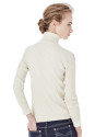 Jersey canalé beige