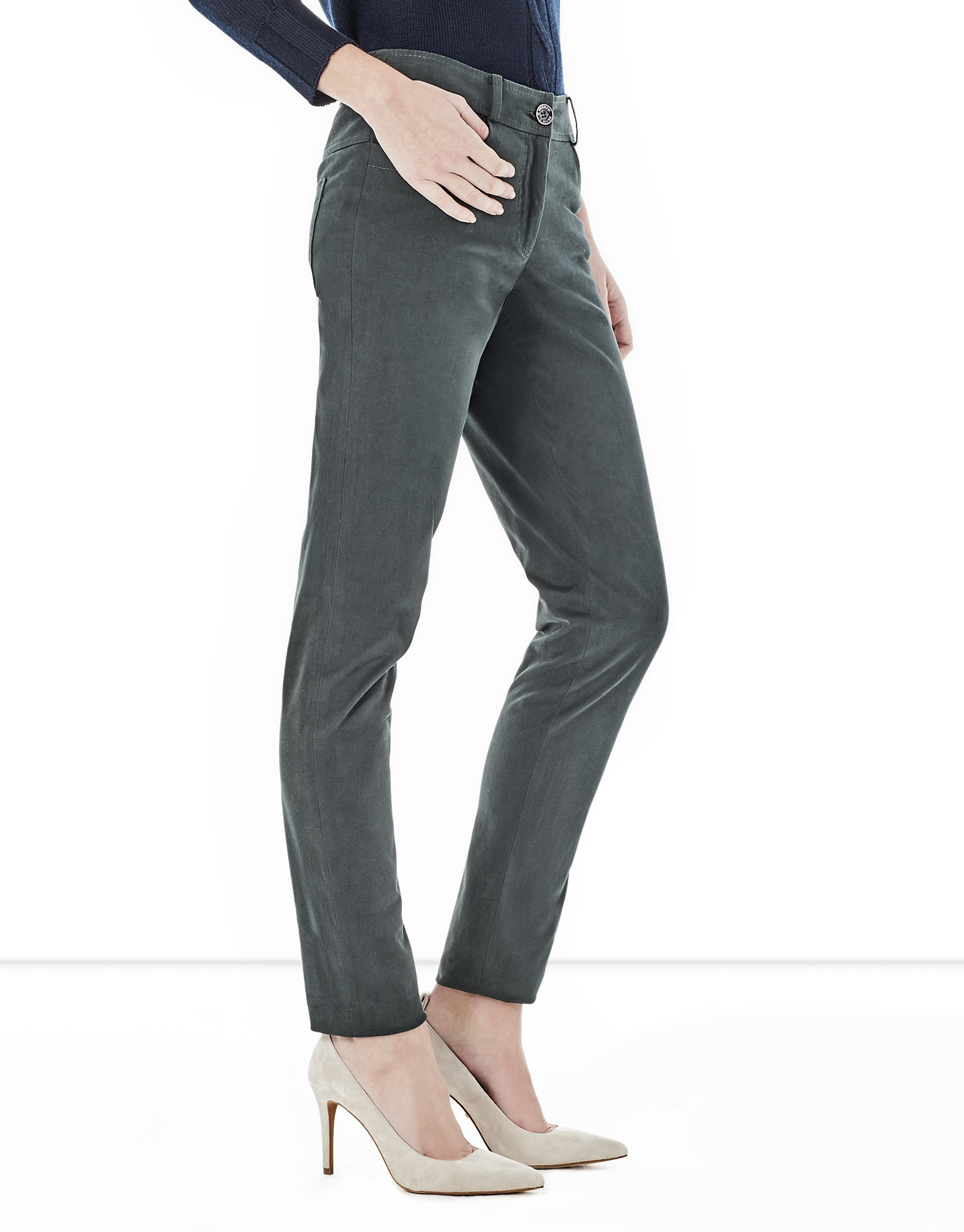 Green pants with 5 pockets
