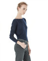Blue cable stitch sweater