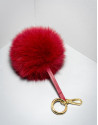 Red pompom charm