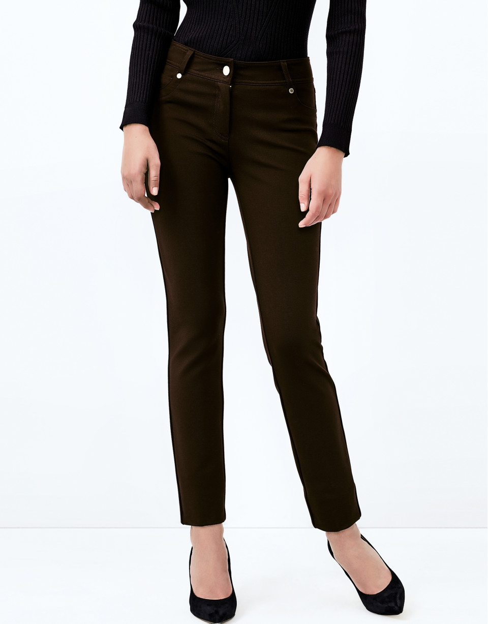 Brown pants with 5 pockets