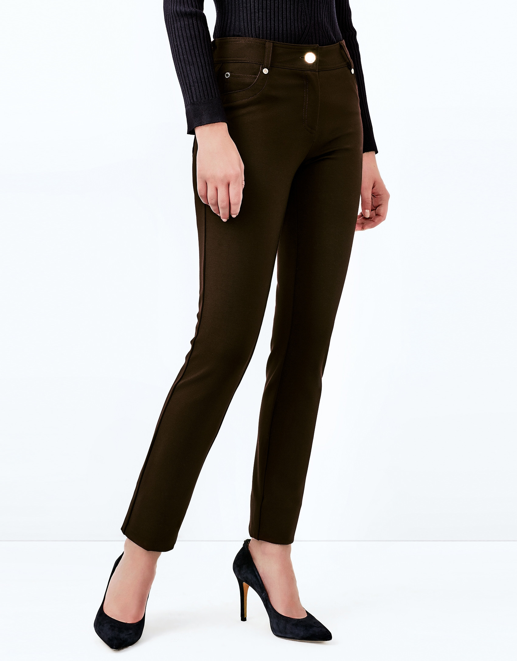 Brown pants with 5 pockets