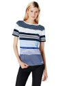 Camiseta rayas azul