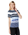 Camiseta rayas azul