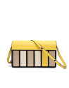 Bolso Shoulder/Clutch Geraldine amarillo