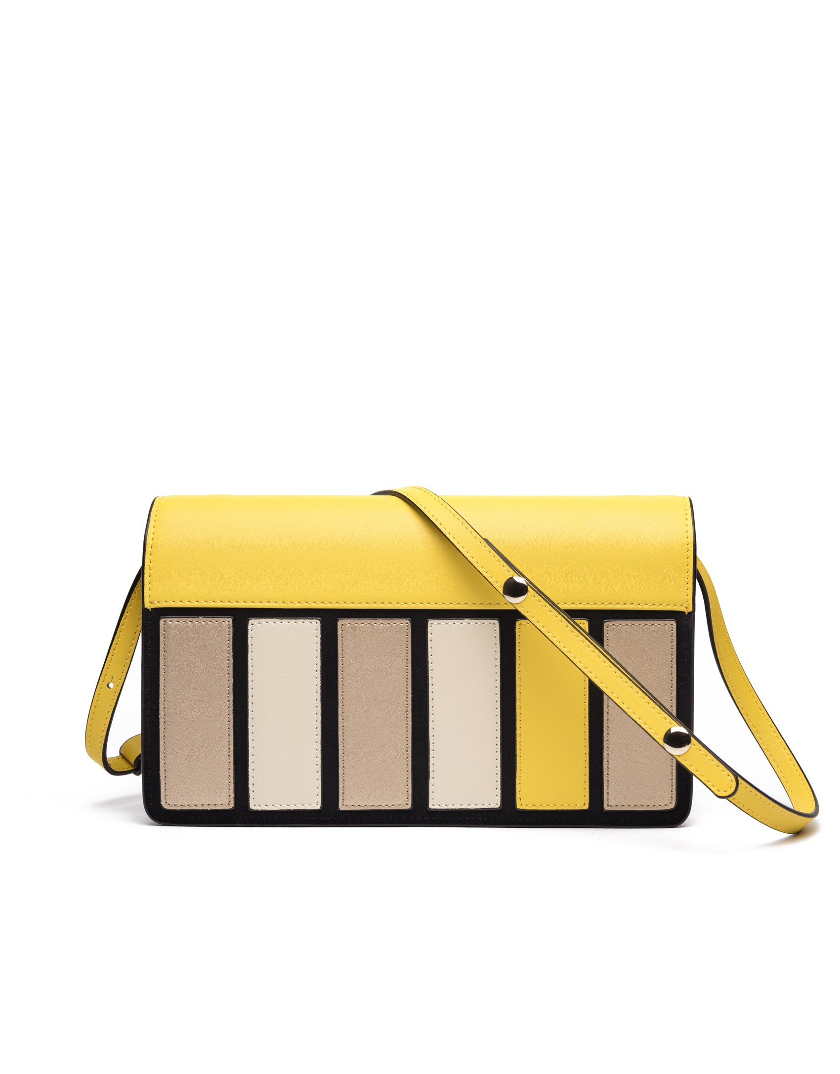 Yellow Geraldine clutch/shoulder bag
