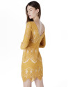 Vestido encaje ambar
