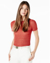 Orange short sleeve top