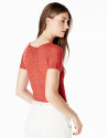 Orange short sleeve top