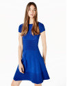 Vestido punto vuelo azul