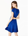 Vestido punto vuelo azul
