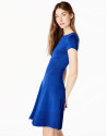 Vestido punto vuelo azul